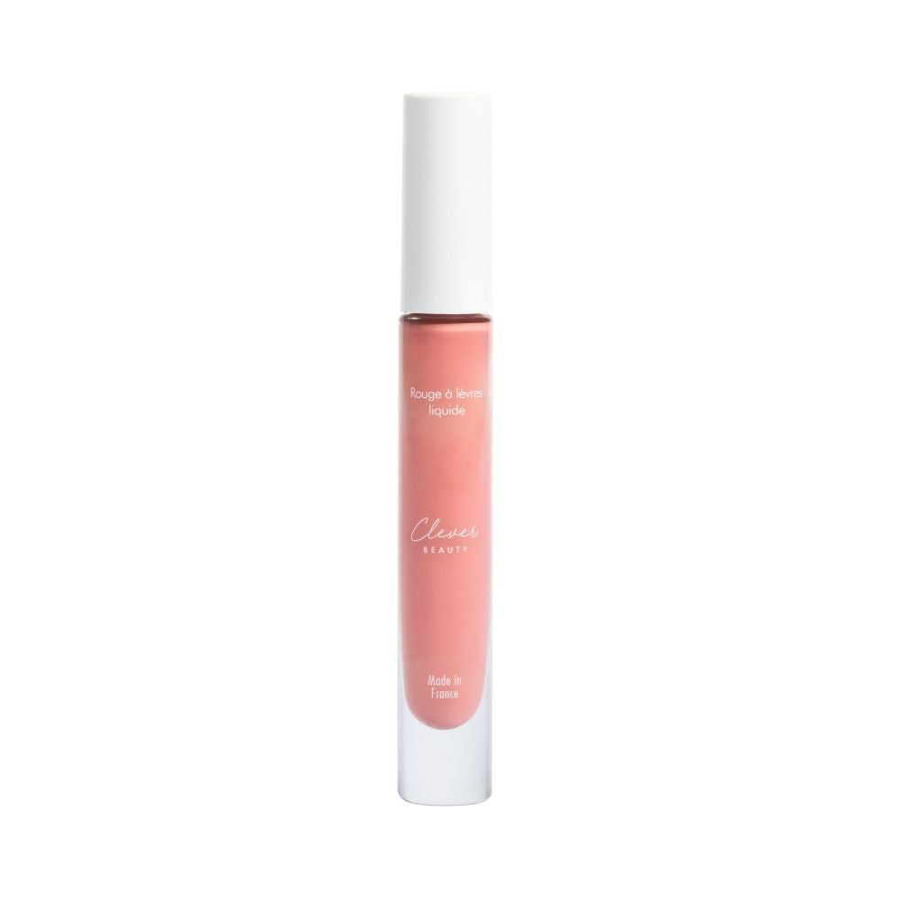 Rouge à lèvres rose clair hydratant longue tenue soin naturel