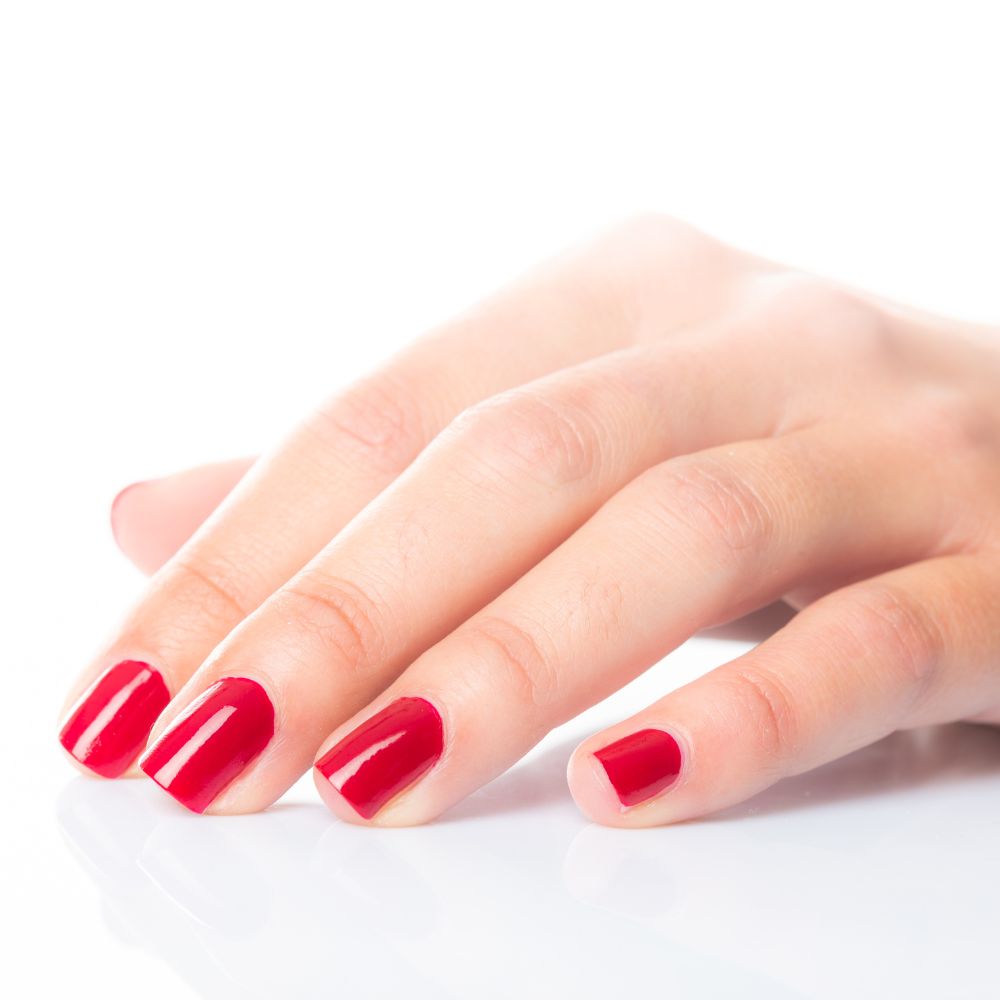 vernis ongles bordeaux framboise