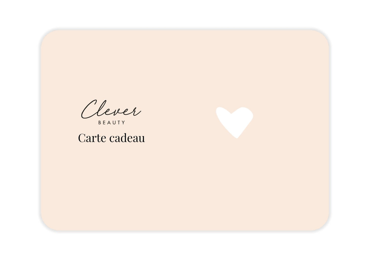 E-carte cadeau Clever Beauty - 50€