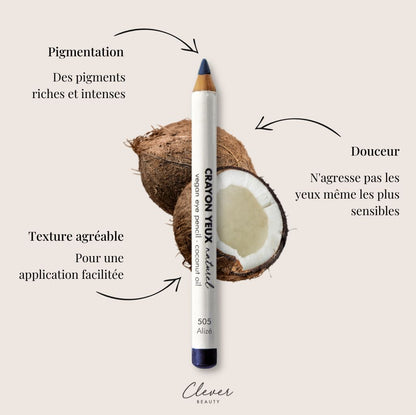 Natural and vegan eye pencil - Green - 