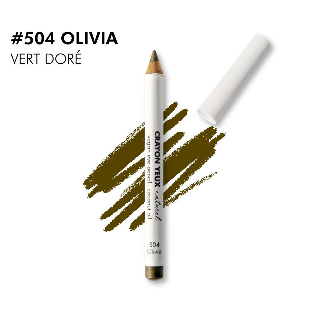 Crayon yeux naturel et vegan - Vert - #504 OLIVIA